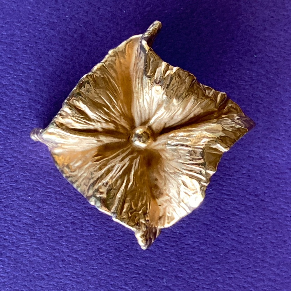 Vintage NAPIER Square Flower Brooch